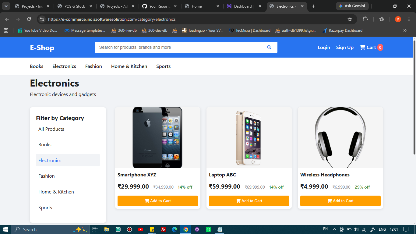 E-commerce Website
