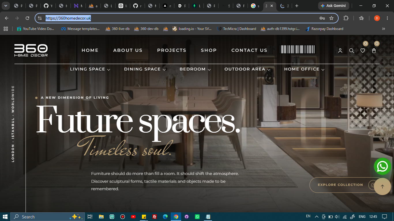 360 E-commerce Website